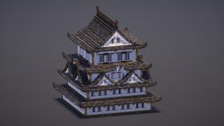 Large Japanese Castle