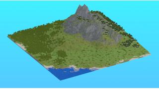 Custom Map - Forest, Birch Forest and Mountains