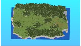 Custom Map - Cliff, Birch Forest