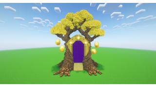 Golden Tree Nether Portal