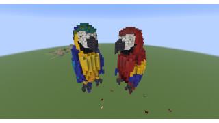 Parrot Statue's