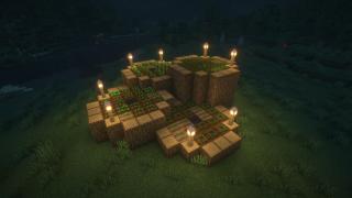 small manual crop farm