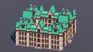 Dark Copper Gothic Castle