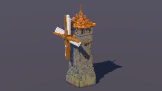 Tuff Bricks Medieval Windmill