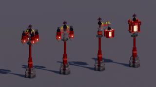 Dark Gothic Lamps Pack