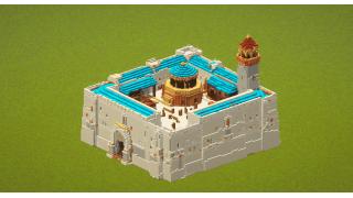 Cyan Desertic Fortress