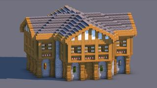 Medieval Trading Hall – Rustic Survival Build | Download