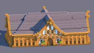 Medieval Trading Hall - Fully Decorated Interior | Download