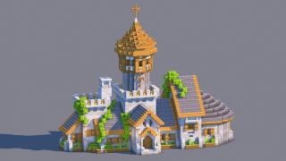 Medieval Church - Fully Decorated Interior | Download