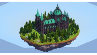 Gothic Cathedral Dark Copper On Floating Island V2