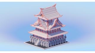 Japanese Castle White