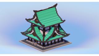 Japanese Temple Dark Copper