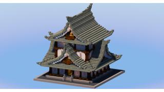 Japanese Temple Tuff Bricks