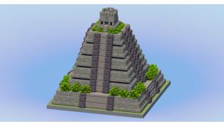 Mayan Pyramid Tuff Bricks