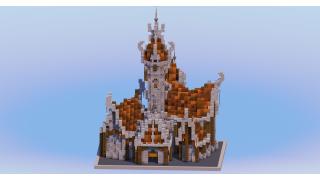 Medieval Fantasy Castle Brown