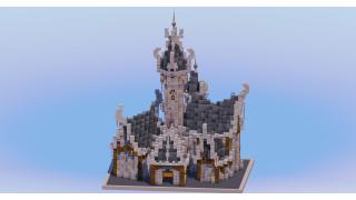 Medieval Fantasy Castle Gray