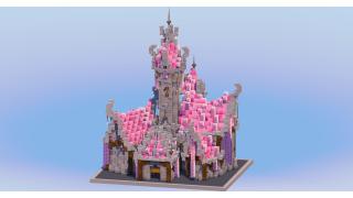 Medieval Fantasy Castle Pink