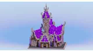 Medieval Fantasy Castle Purple