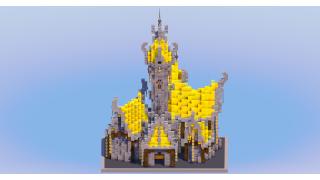 Medieval Fantasy Castle Yellow