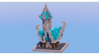Medieval Fantasy House Cyan 2