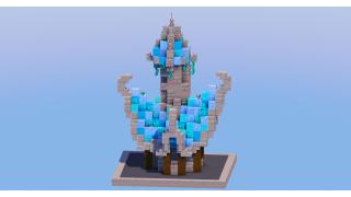 Medieval Fantasy House Light Blue 1