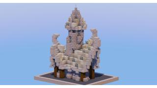 Medieval Fantasy House Light Gray 3