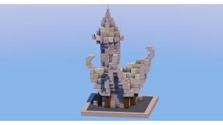 Medieval Fantasy House Light Gray 4
