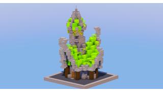 Medieval Fantasy House Lime 1