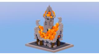Fire Medieval Fantasy House 3