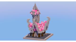 Medieval Fantasy House Pink 2