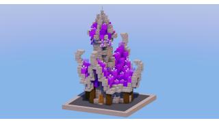 Medieval Fantasy House Purple 1