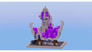 Medieval Fantasy House Purple 3