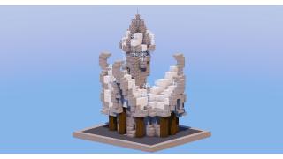 Medieval Fantasy House White 3
