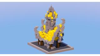 Medieval Fantasy House Yellow 3