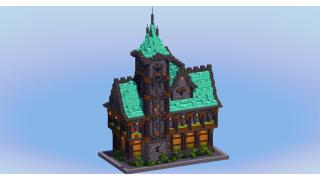 Medieval Townhall Dark Copper