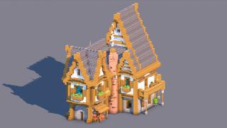 Medieval House – Fully Decorated Interior | Download