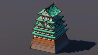 Copper Japanese Castle