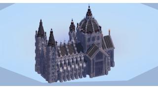 Biggest Gothic Cathedral In Minecraft