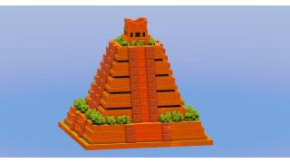 Mayan Temple Orange