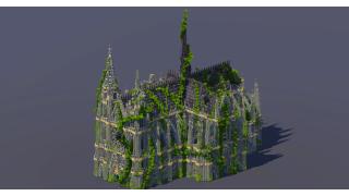 Mossy Overgrown Gothic Cathedral