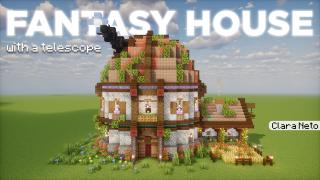 Fantasy House - With a telescope