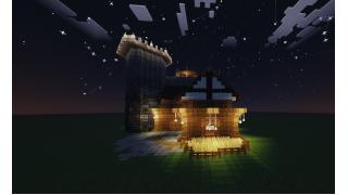 Spruce Cabin With Tower
