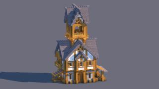 Medieval House – Fully Decorated Interior | Free Download