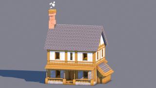 Medieval House – Fully Decorated Interior | Free Download