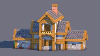 Medieval House – Fully Decorated Interior | Download