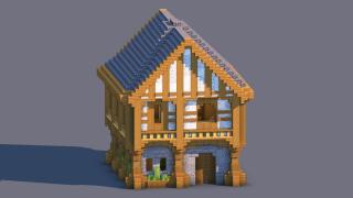 Medieval House – Fully Decorated Interior | Free Download