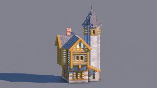 Medieval House – Fully Decorated Interior | Download