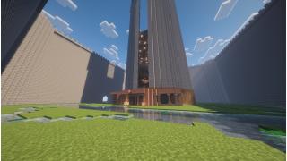 Stone castle single tower