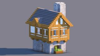 Medieval House – Fully Decorated Interior | Free Download