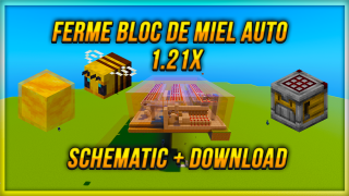 Honey block farm Auto 100% Limatica/WorldEdit
